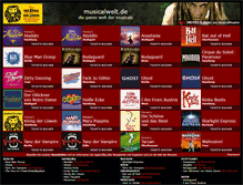 Tablet Screenshot of musicalwelt.de